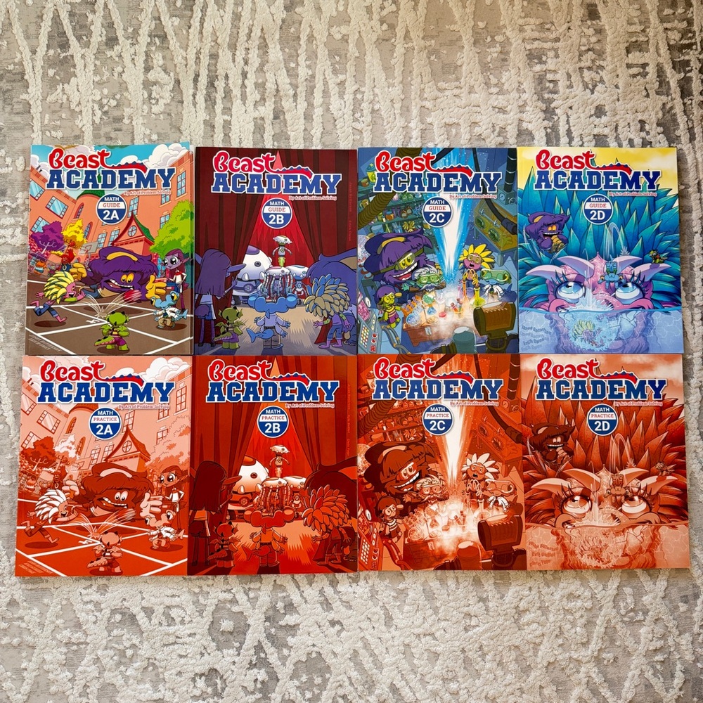 NEW - Beast Academy Level 2 - Full Set